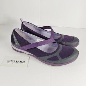 Merrell Ceylon Mary Jane Logan Berry Purple Flats Size 9 Excellent Condition